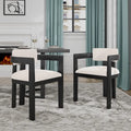 Chaise de salle à manger moderne sophistiquée avec accoudoirs