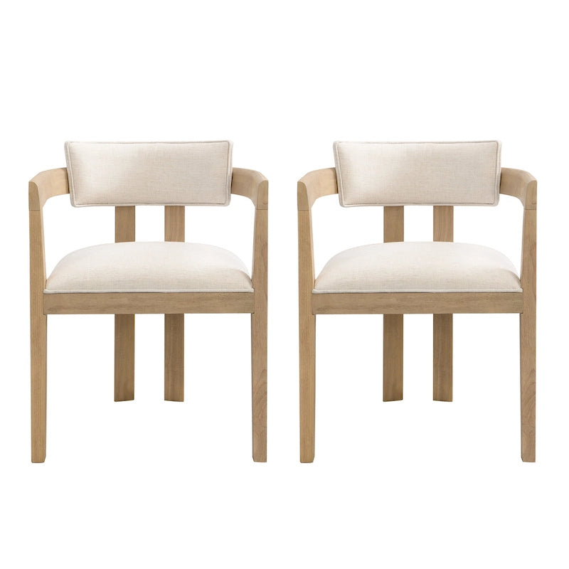 Chaise de salle à manger moderne sophistiquée avec accoudoirs