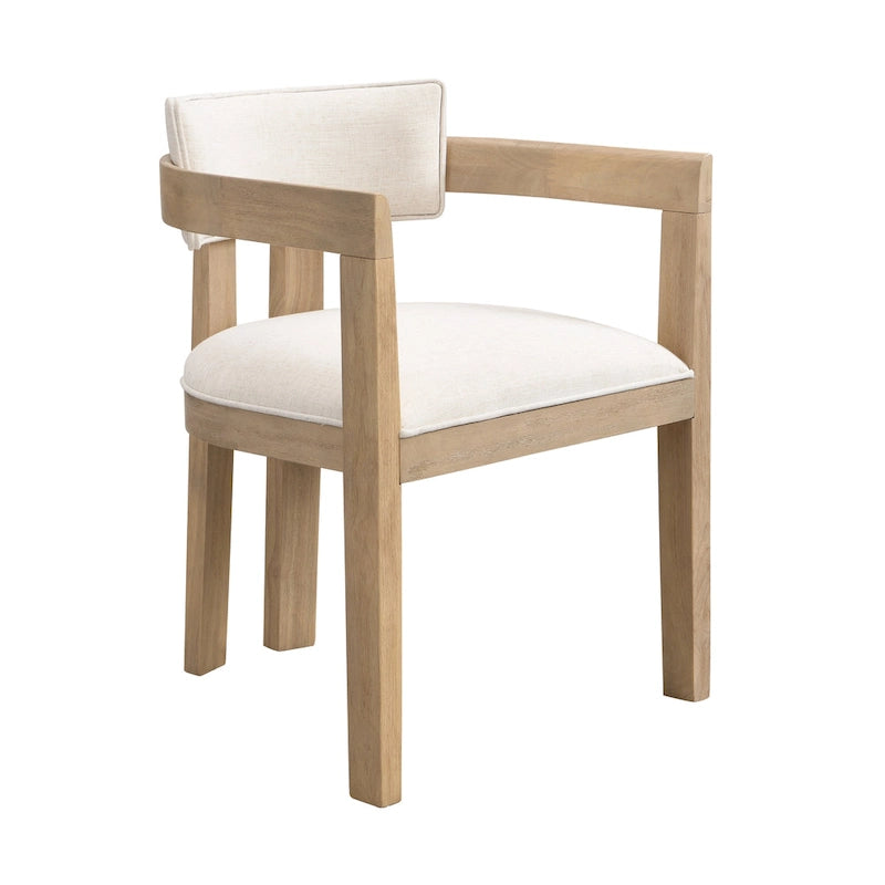 Chaise de salle à manger moderne sophistiquée avec accoudoirs