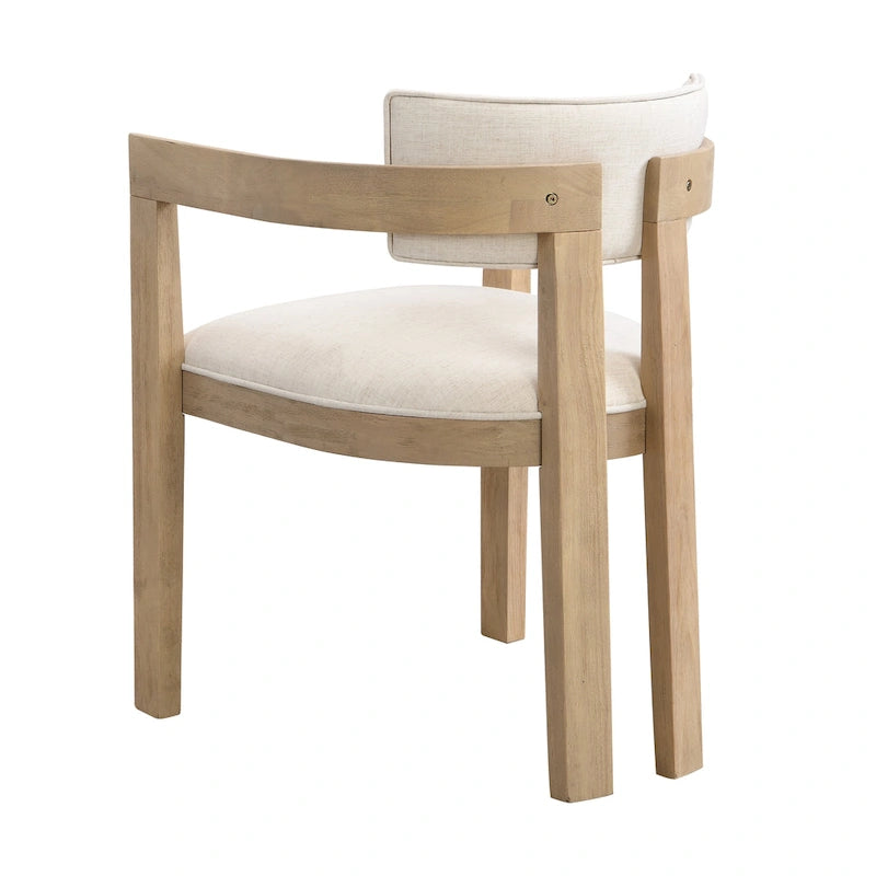 Chaise de salle à manger moderne sophistiquée avec accoudoirs