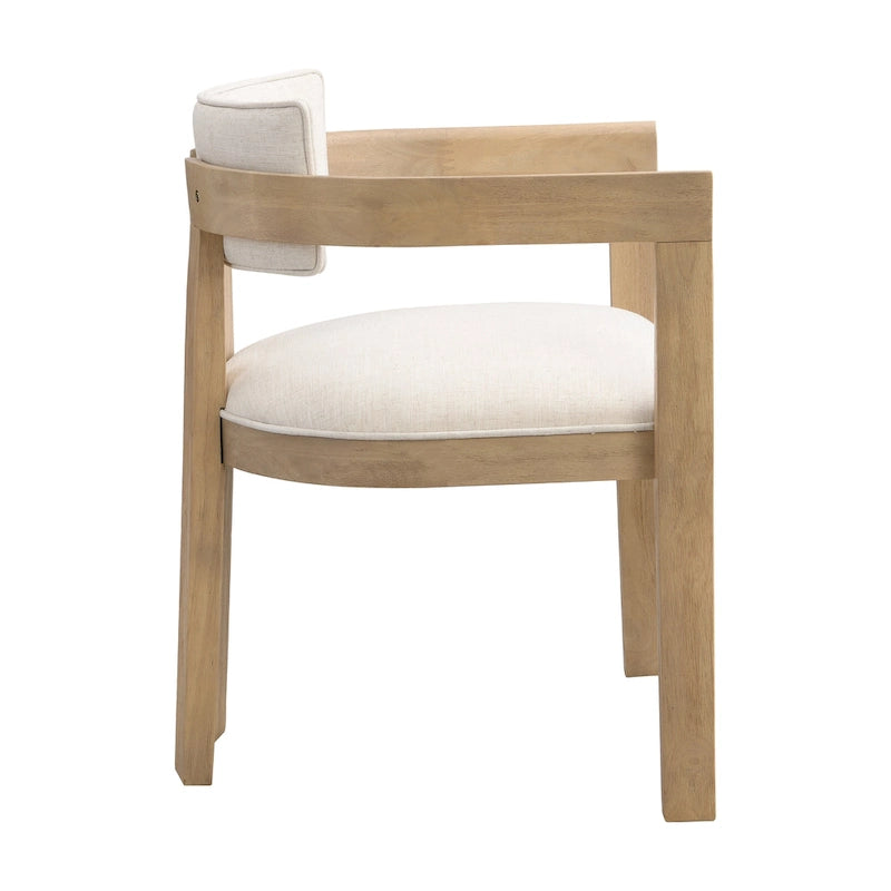 Chaise de salle à manger moderne sophistiquée avec accoudoirs