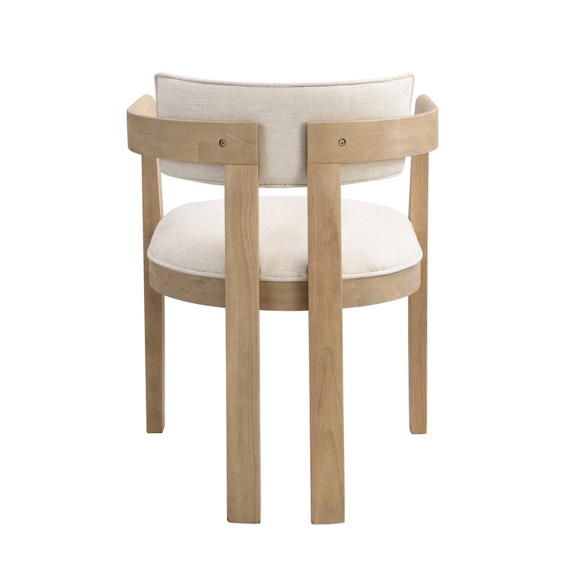 Chaise de salle à manger moderne sophistiquée avec accoudoirs