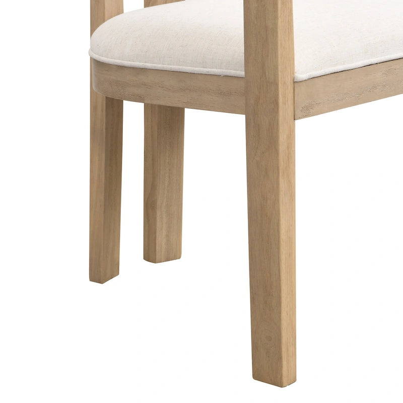 Chaise de salle à manger moderne sophistiquée avec accoudoirs