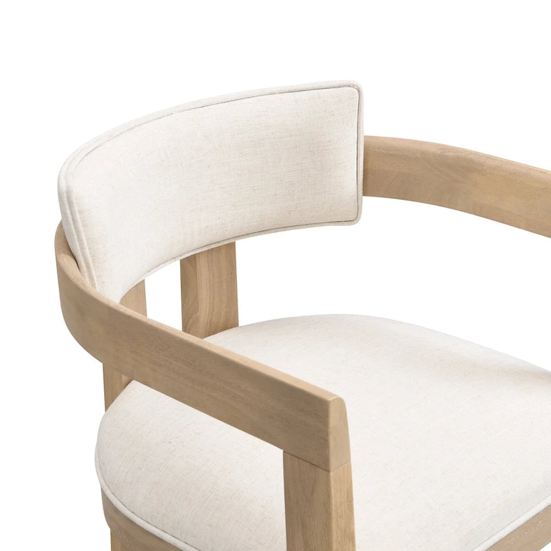 Chaise de salle à manger moderne sophistiquée avec accoudoirs