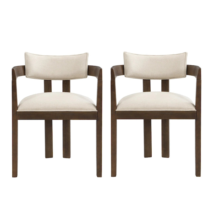Chaise de salle à manger moderne sophistiquée avec accoudoirs