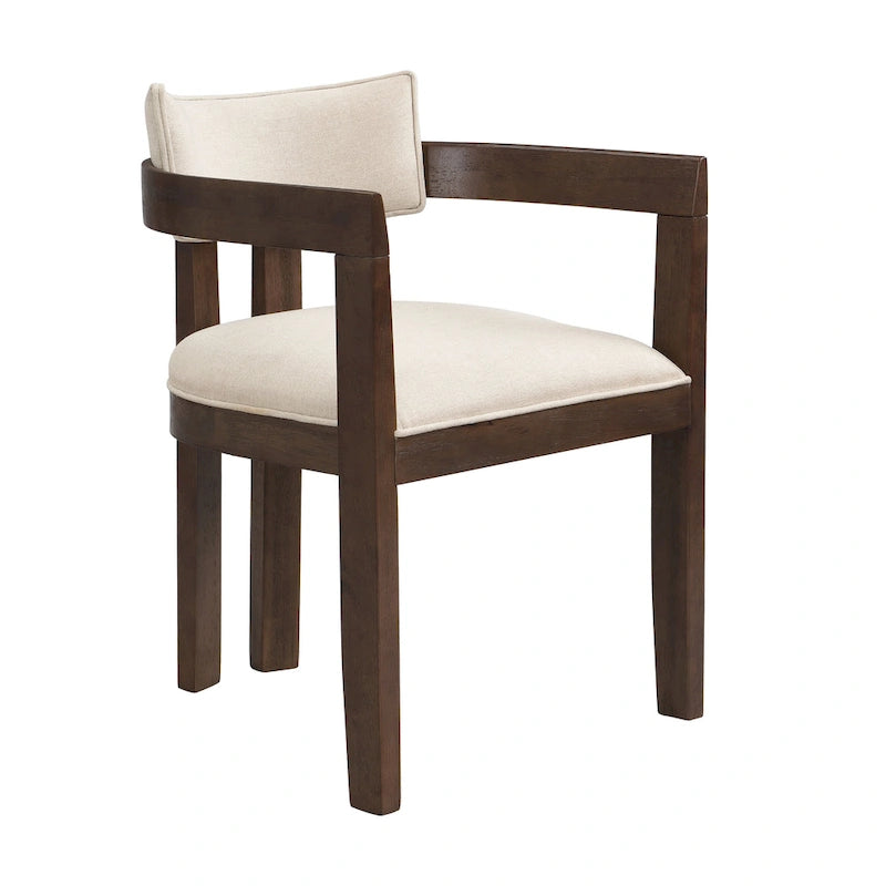 Chaise de salle à manger moderne sophistiquée avec accoudoirs