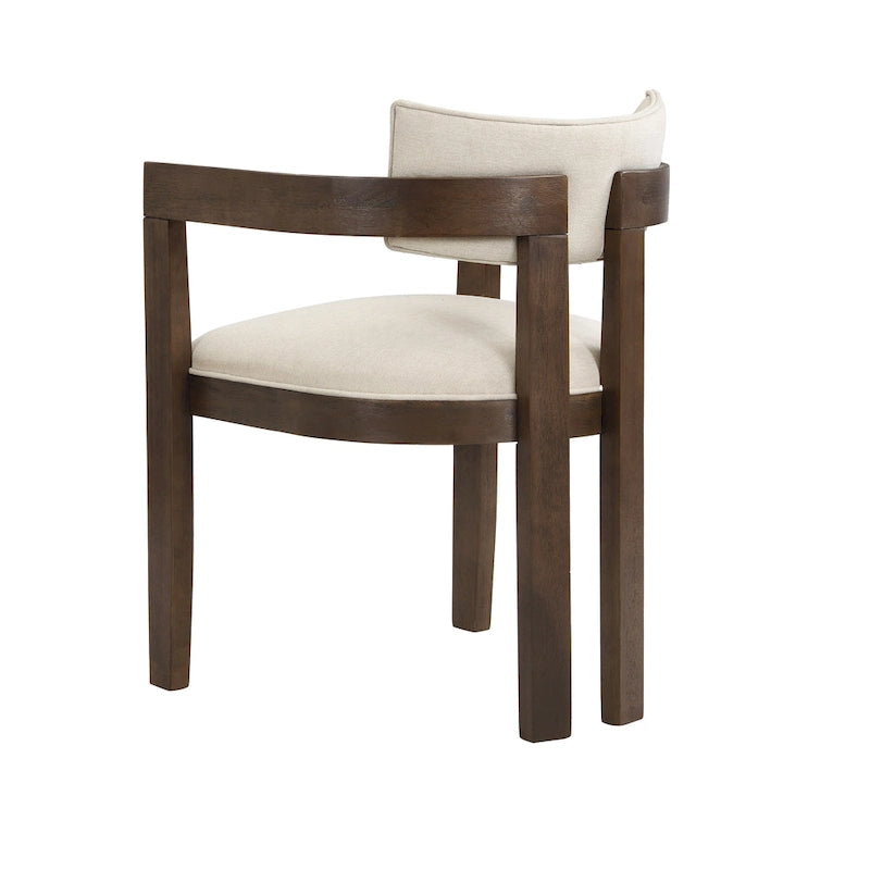 Chaise de salle à manger moderne sophistiquée avec accoudoirs