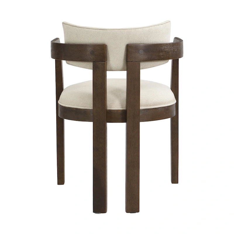 Chaise de salle à manger moderne sophistiquée avec accoudoirs