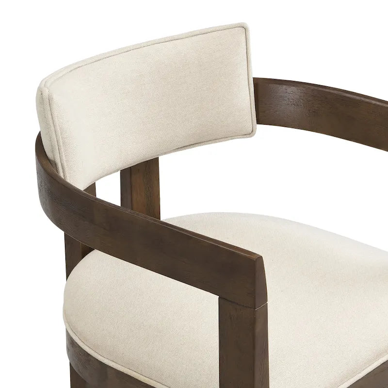 Chaise de salle à manger moderne sophistiquée avec accoudoirs