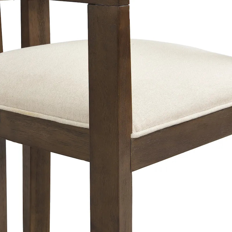 Chaise de salle à manger moderne sophistiquée avec accoudoirs