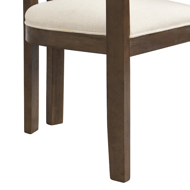 Chaise de salle à manger moderne sophistiquée avec accoudoirs