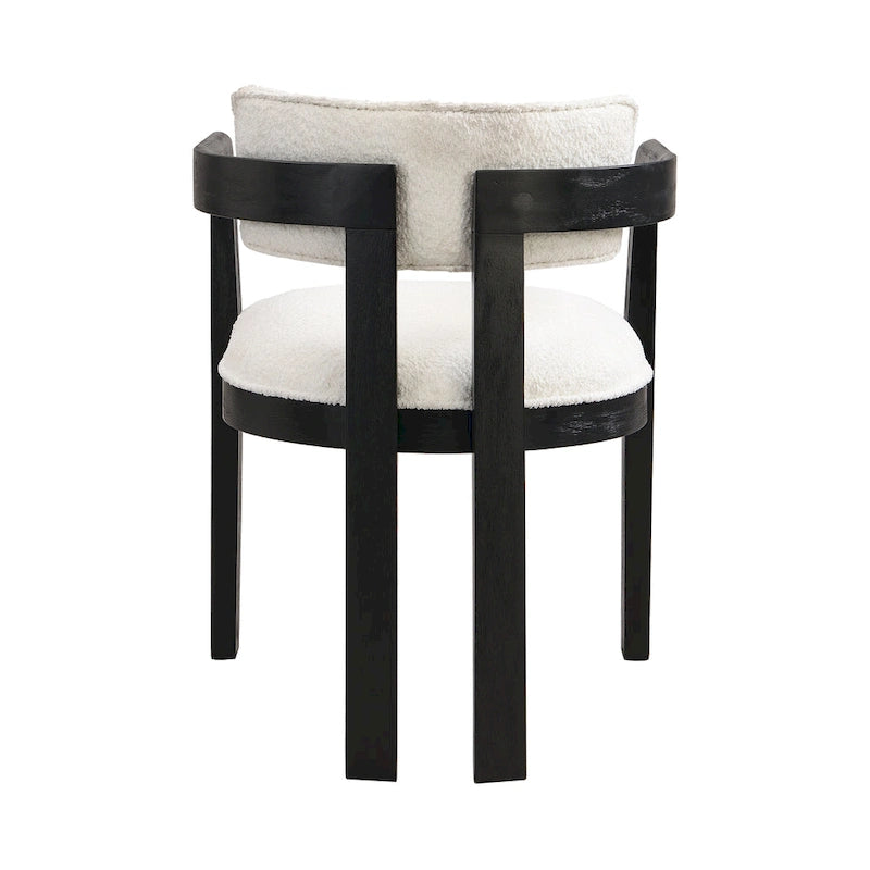 Chaise de salle à manger moderne sophistiquée avec accoudoirs