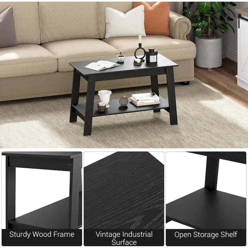 Petite table basse rustique pour salon, cuisine - S/O
