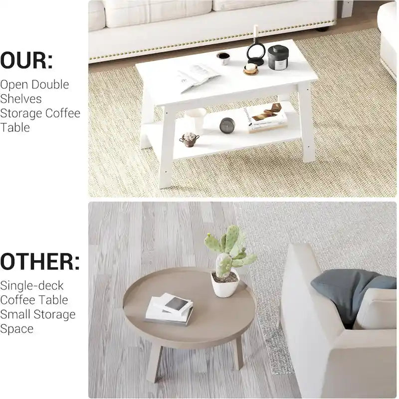 Petite table basse rustique pour salon, cuisine - S/O