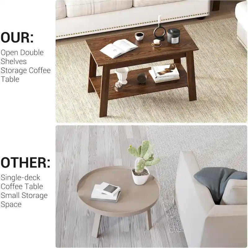 Petite table basse rustique pour salon, cuisine - S/O