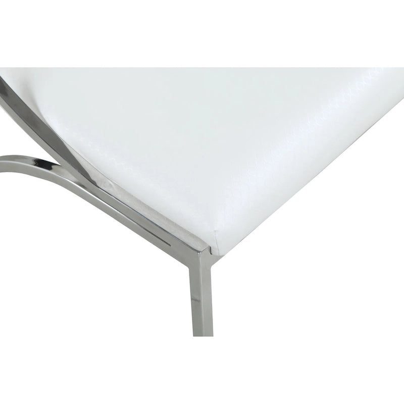 Chaise d'appoint contemporaine à cadre ouvert, lot de 2