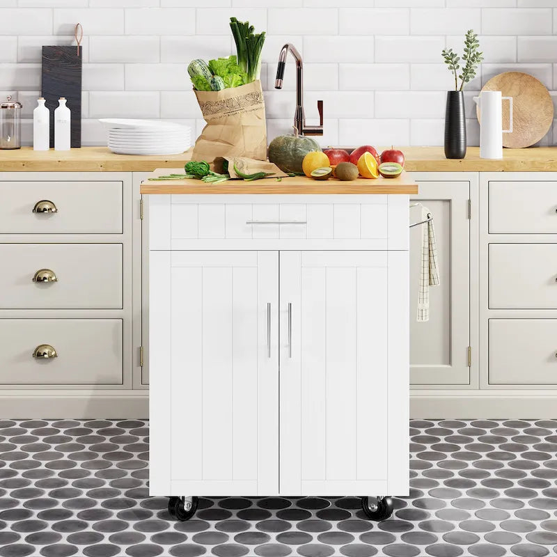 Futzca Storage Kitchen Island Cart - N/A