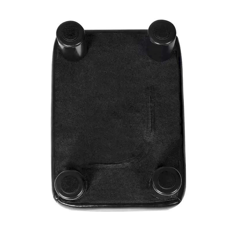Petit Repose-Pieds Rectangulaire en Cuir PU Pouf Repose-Pieds Moderne