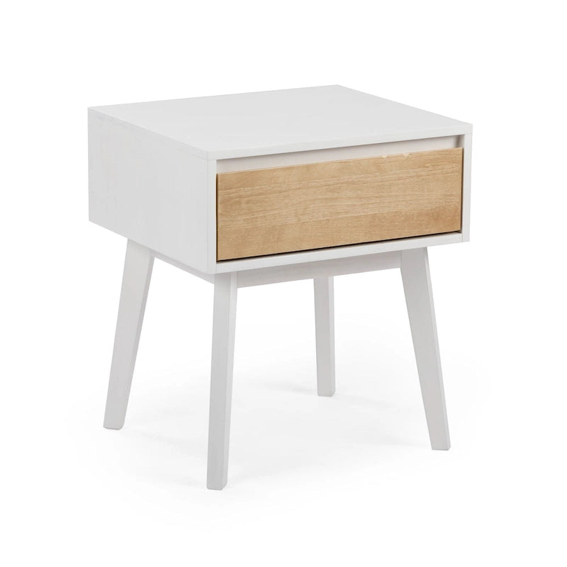Table de chevet scandinave avec tiroir