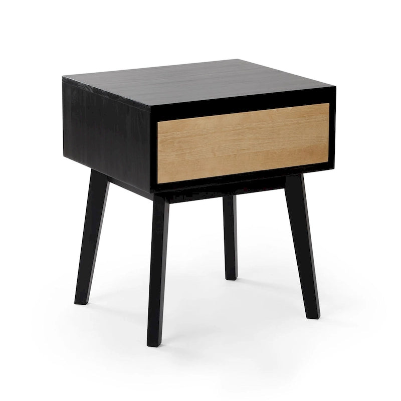 Table de chevet scandinave avec tiroir