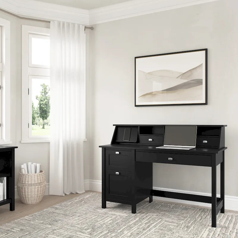 Bureau informatique de 54 po avec organisateur de bureau