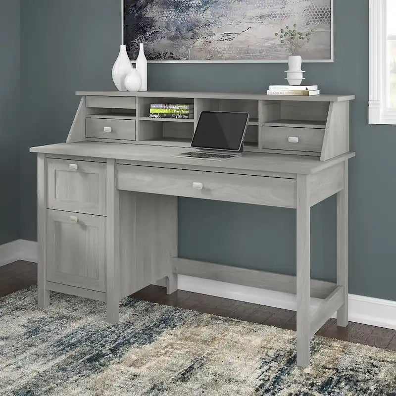 Bureau informatique de 54 po avec organisateur de bureau