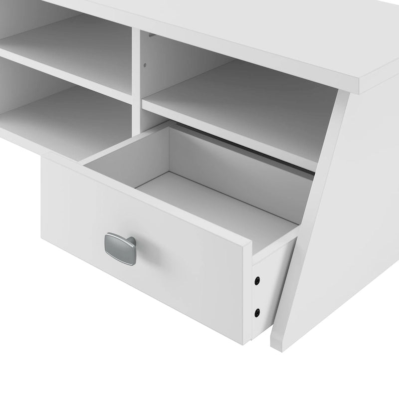 Bureau informatique de 54 po avec organisateur de bureau