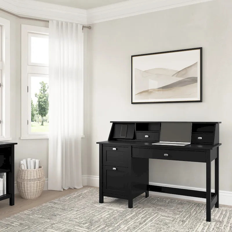 Bureau informatique de 54 po avec organisateur de bureau