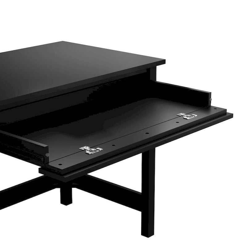 Bureau informatique de 54 po avec organisateur de bureau