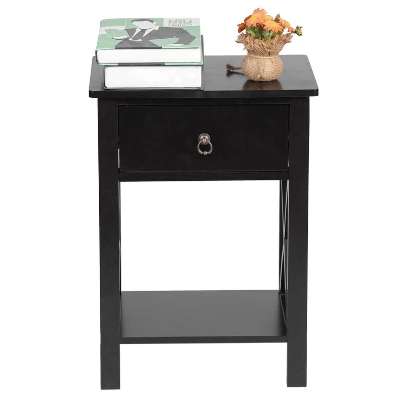 Table de chevet simple de chambre à coucher avec tiroir