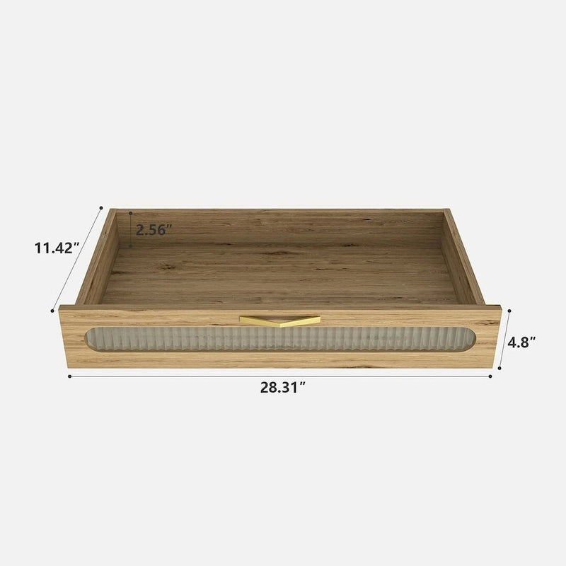 Commode de Rangement Polyvalente Style Ferme pour Chambre à Coucher