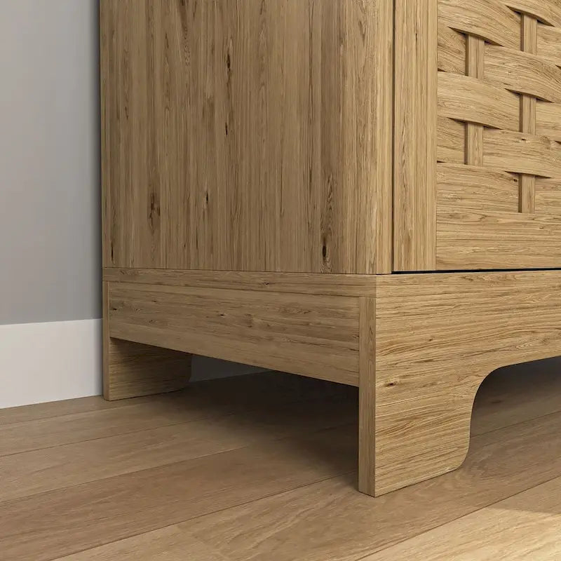 Commode de Rangement Polyvalente Style Ferme pour Chambre à Coucher