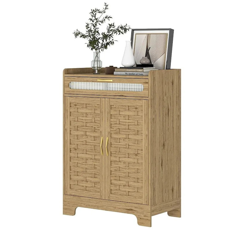 Commode de Rangement Polyvalente Style Ferme pour Chambre à Coucher